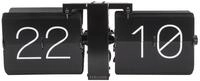 KARLSSON Wanduhr Flip No Case, schwarz, Kunststoff