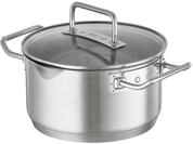 R&ouml;sle Kochtopf 20 cm EXPERTISO, transparent, Edelstahl
