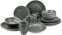 Creatable Kombiservice 16-tlg. INDUSTRIAL CHIC, anthrazit, Steinzeug