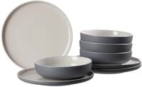 Ritzenhoff &amp; Breker Tafelservice 8-tlg. JASPER, grau, Keramik