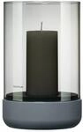 blomus Windlicht CALMA, grau, Glas