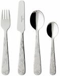 Villeroy &amp; Boch Kinderbesteck 4 tlg. HAPPY AS A BEAR,...