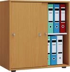 VCM B&uuml;roschrank LONA, buche, Holznachbildung
