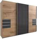 Z2 Schwebet&uuml;renschrank 3trg. SAIGON, eiche, Holznachbildung