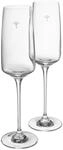JOOP! Champagnerglas 2er-Set DINING GLAMOUR, klar, Glas