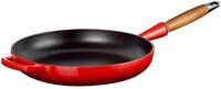 LE CREUSET Bratpfanne 28cm Kirschrot, rot, Eisen