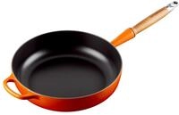 LE CREUSET Saut&eacute;pfanne 28cm Ofenrot, orange, Gusseisen