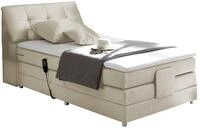 Esposa Boxspringbett CARPINO, Ivory, Stoff