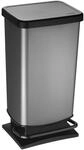 rotho Treteimer Paso 40L carbon, schwarz, Kunststoff