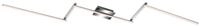 Briloner LED-Deckenleuchte STAFF, silber, Metall