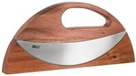 Ad Hoc Doppel-Wiegemesser WAVE, braun, Holz