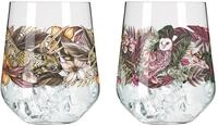 Ritzenhoff Gin Tumbler 2er-Set SCHATTENFAUNA, Motiv, Kristallglas