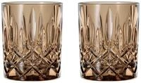Nachtmann Whiskybecher 2er-Set NOBLESSE, braun, Kristallglas