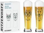 Ritzenhoff 2er-Set Weizengl&auml;ser BRAUCHZEIT, Motiv, Glas