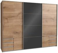 Z2 Schwebet&uuml;renschrank 3-t&uuml;rig VALENCIA, eiche, Holznachbildung