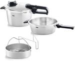 Fissler VITAVIT PREMIUM Set aus Schnellbratpfanne 2,5l +...