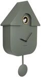 KARLSSON Wall clock Modern Cuckoo ABS, dunkelgr&uuml;n, Kunststoff