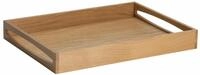 Continenta Tablett Eiche 49x35x6,3cm, eiche, Holz