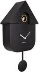KARLSSON Wanduhr MODERN CUCKOO, schwarz, Kunststoff