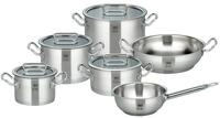 Elo Topfset 6-tlg. GOURMET PLUS, silber, Edelstahl