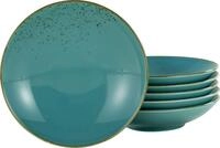 Creatable Suppenteller 6-tlg NATURE COLLECTION, blau, Steinzeug
