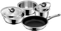 WMF Topfset 7-tlg. CLICK&amp;SERVE, silber, Cromargan