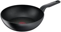 Tefal Wokpfanne Titanium, schwarz, Aluminium