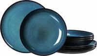 Ritzenhoff &amp; Breker Tafelservice 8-tlg. BALI, blau, Steinzeug
