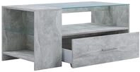 VCM Couchtisch TINDALA, beton, Holznachbildung