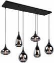 Trio Leuchten Pendelleuchte LUMINA, schwarz, Metall