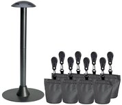Zurbr&uuml;ggen Abstandshalter-Set AeroCover, schwarz, Polyester