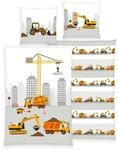 Herding Renforc&eacute;-Bettw&auml;sche BAUSTELLE, grau, Baumwolle