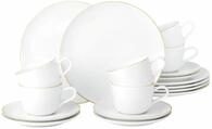 Seltmann Weiden Kaffeeservice 18-tlg. LIBERTY GOLDRAND,...