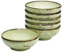 Creatable Sojaschale 6-tlg NATURE COLLECTION, gr&uuml;n, Steinzeug