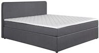 Z2 Boxbett ANTON, grau, Stoff