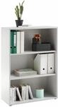 XORA Regal niedrig FINITO, grau, Holznachbildung