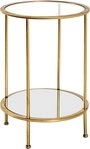 Zurbr&uuml;ggen Beistelltisch, gold, Metall