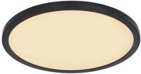 Globo Lighting LED-Deckenleuchte SAPANA, schwarz, Kunststoff