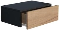 VCM Wandschublade USAL, schwarz, Holznachbildung