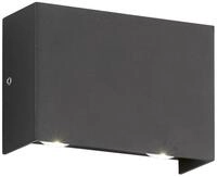 Fischer &amp; Honsel LED-Wandleuchte NAIROBI, schwarz, Metall