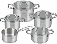 Lafer Topfset 5-tlg., silber, Edelstahl