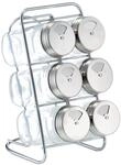 Zeller Present Gew&uuml;rzst&auml;nder-Set 7-tlg, transparent, Edelstahl