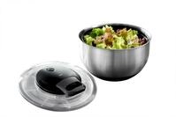 GEFU Salatschleuder PULLIT, silber, Edelstahl
