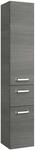 XORA Hochschrank SERIE 4010, Graphit, Holznachbildung