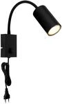 Globo Lighting Wandleuchte ROBBY, schwarz, Metall