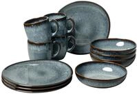 Like by Villeroy &amp; Boch Fr&uuml;hst&uuml;cks-Set 12tlg. LAVE GRIS, grau,...