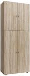 VCM B&uuml;roschrank LONA, Eiche s&auml;gerau/sonoma, Holznachbildung