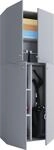 VCM Putzschrank LONA, grau, Holznachbildung