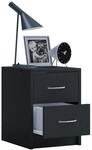 VCM Nachttisch BOXAL, schwarz, Holznachbildung