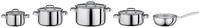 Spring Topfset 5tlg. FINESSE, silber, Edelstahl